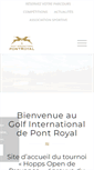 Mobile Screenshot of golf-pontroyal.com